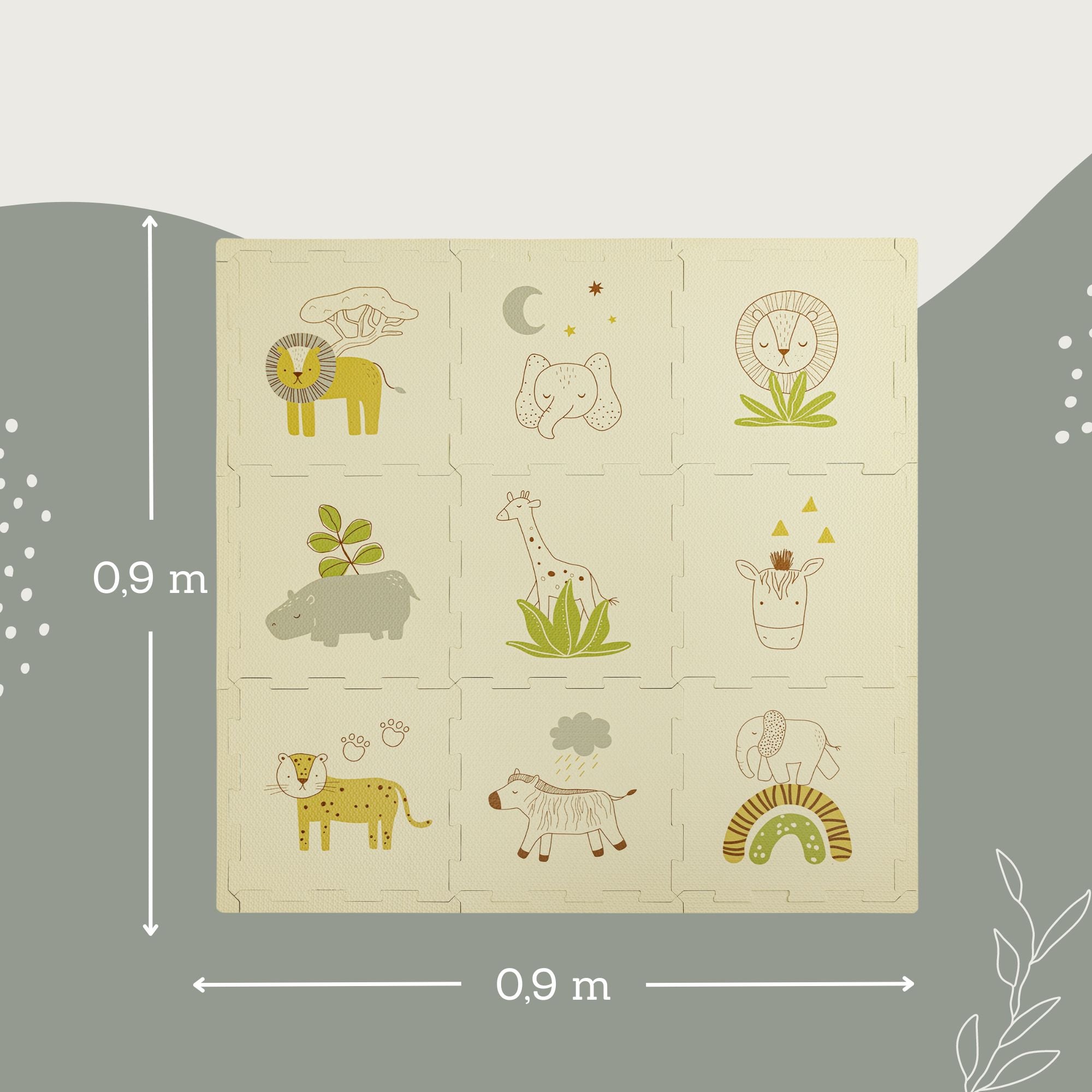 Hakuna Matte Puzzlematte – Safari Tiere