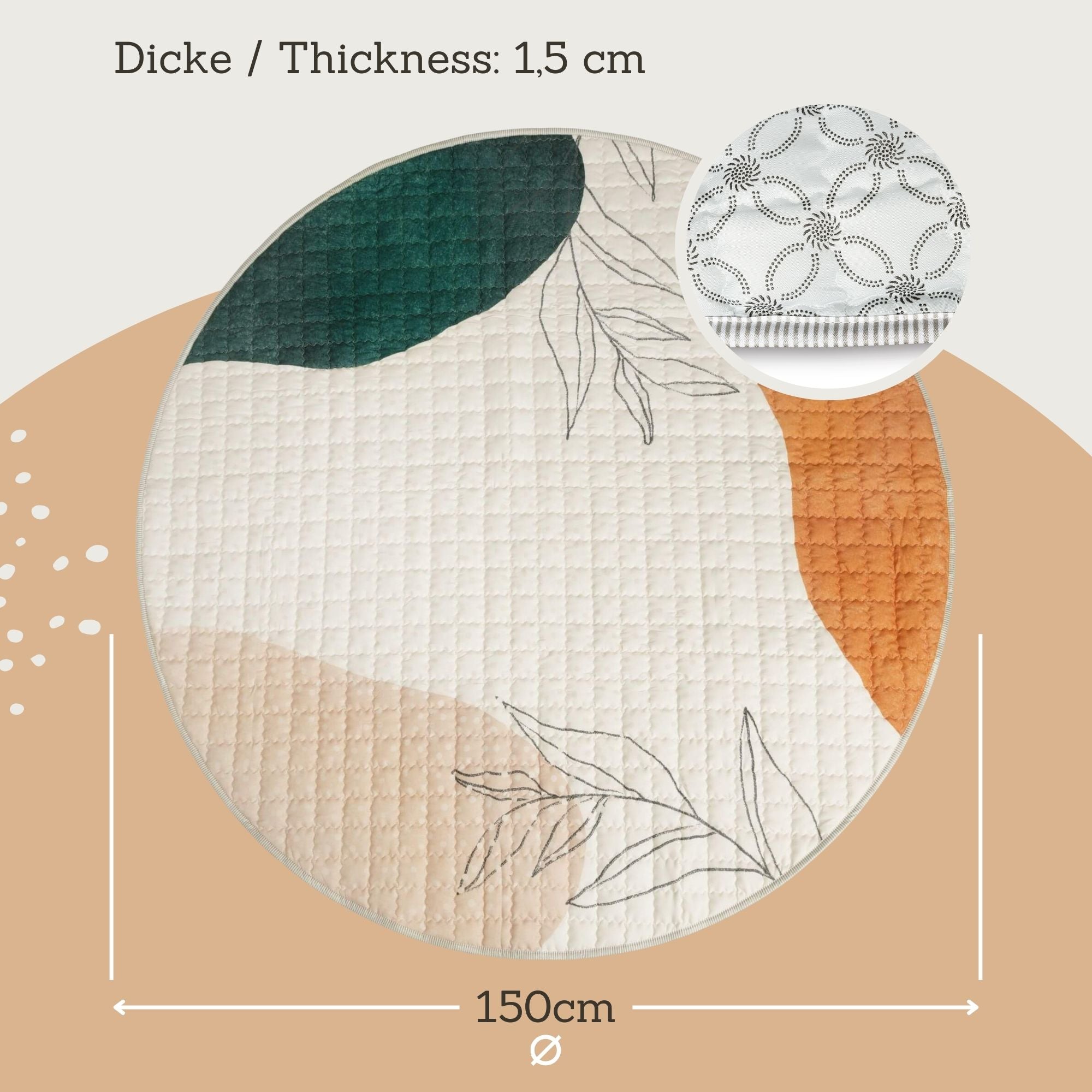 Hakuna Mat Quilted Playmat – Watercolor Arts