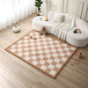 Hakuna Matte Wolkenweicher Kinderteppich mit Design | Quadrate