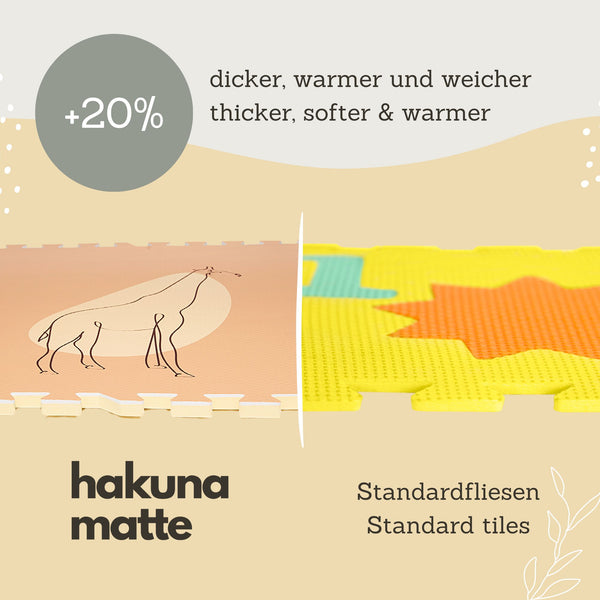 Hakuna Matte XXL Puzzlematte | Jungle Sunset