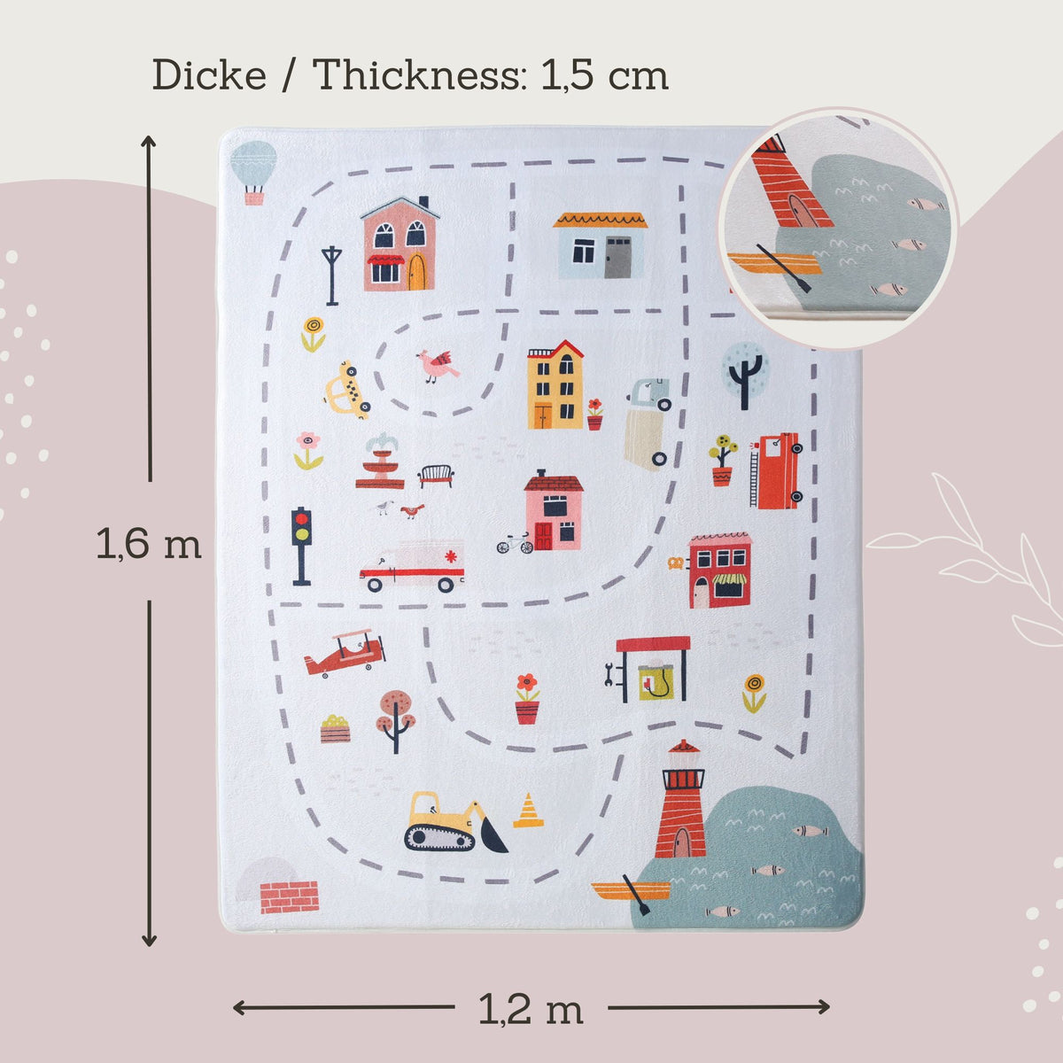Hakuna Matte CloudSoft Spielmatte | City