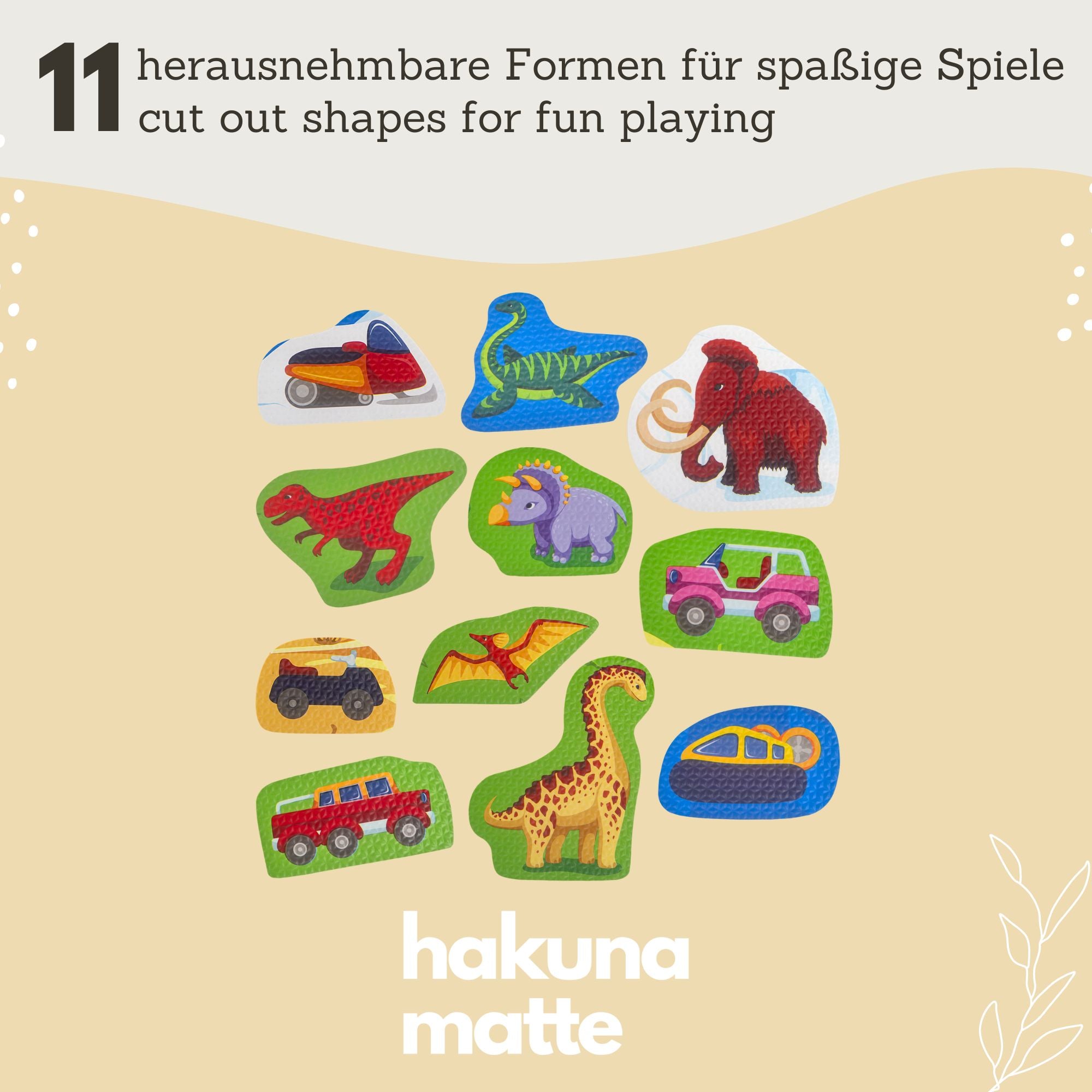 Hakuna Matte® Puzzlematte | Dinosaurier Safari