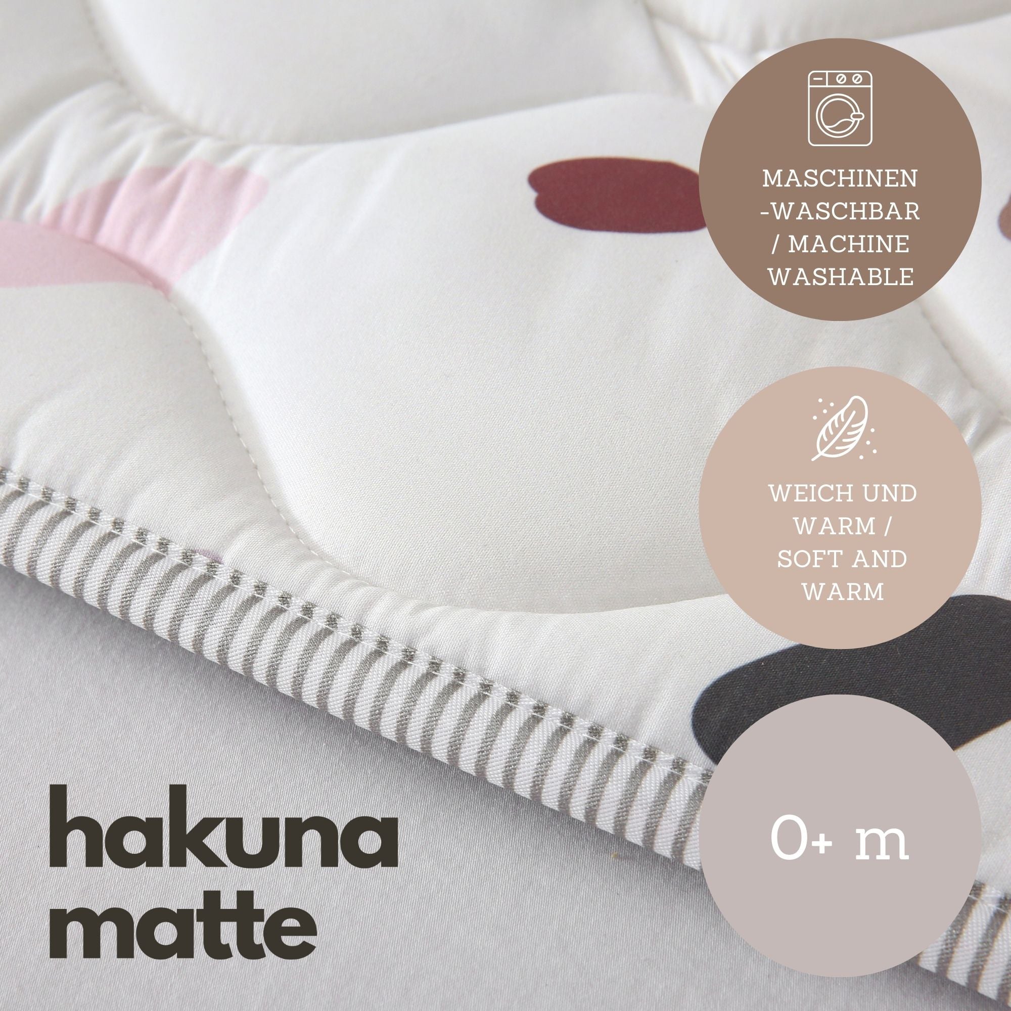 Hakuna Matte Gesteppte Krabbeldecke | Confetti