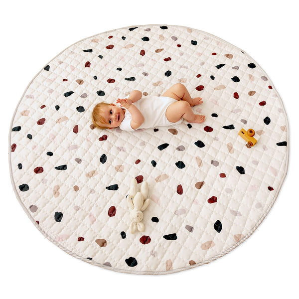 HAKUNA MATTE™ XXL Quilted Play Blanket – Terazzo