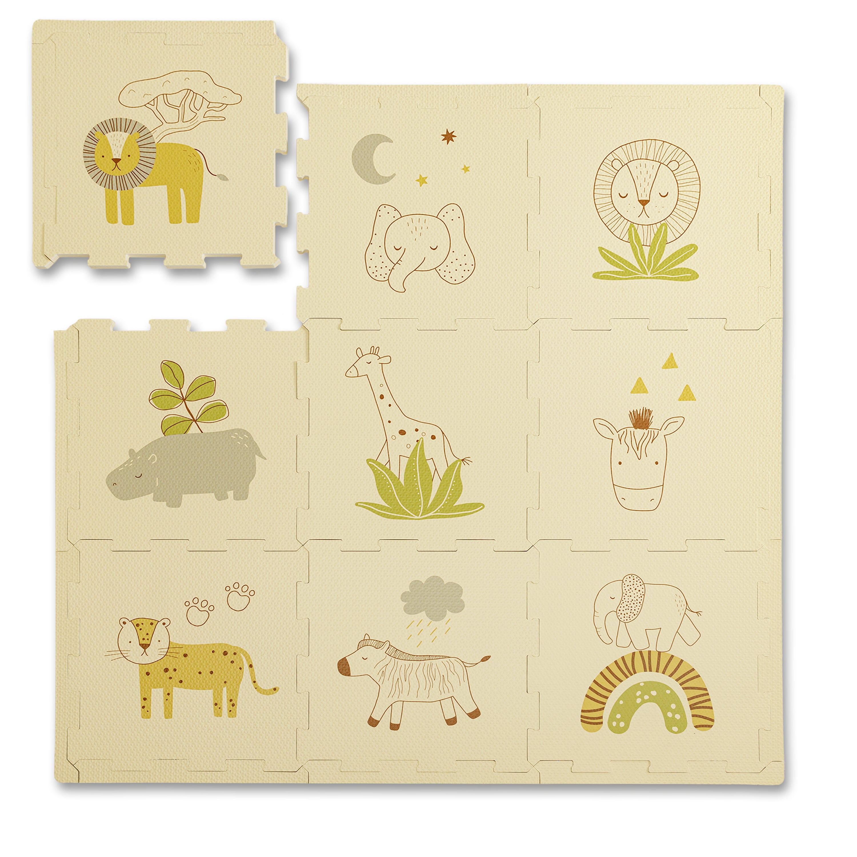 Hakuna Matte Puzzlematte – Safari Tiere