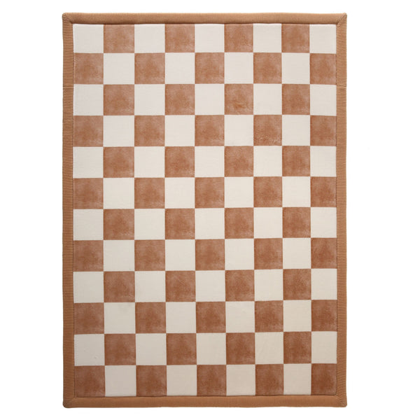 Hakuna Matte Wolkenweicher Kinderteppich mit Design | Quadrate