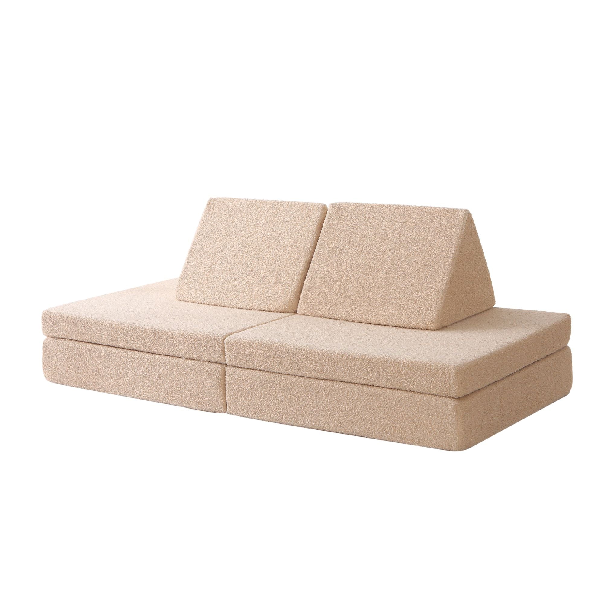 Hakuna Matte modulares Kindersofa Teddy | beige