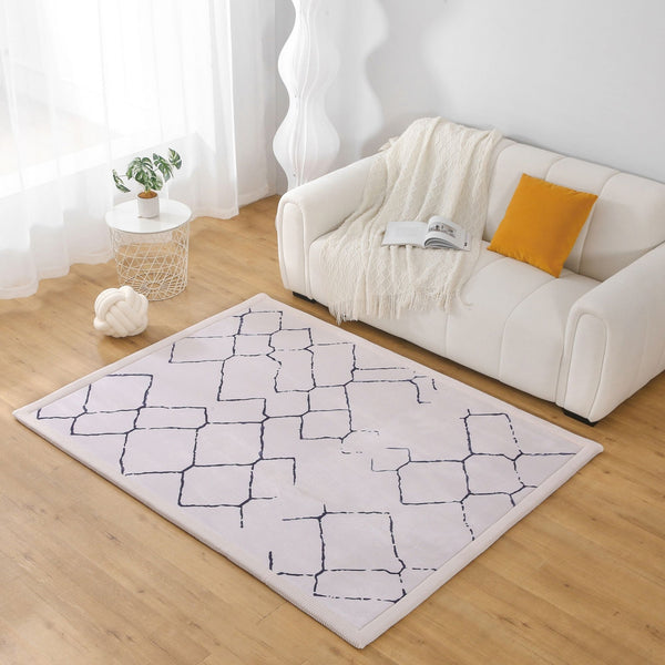 Hakuna Mat Quilted Playmat – Boho Leaves 