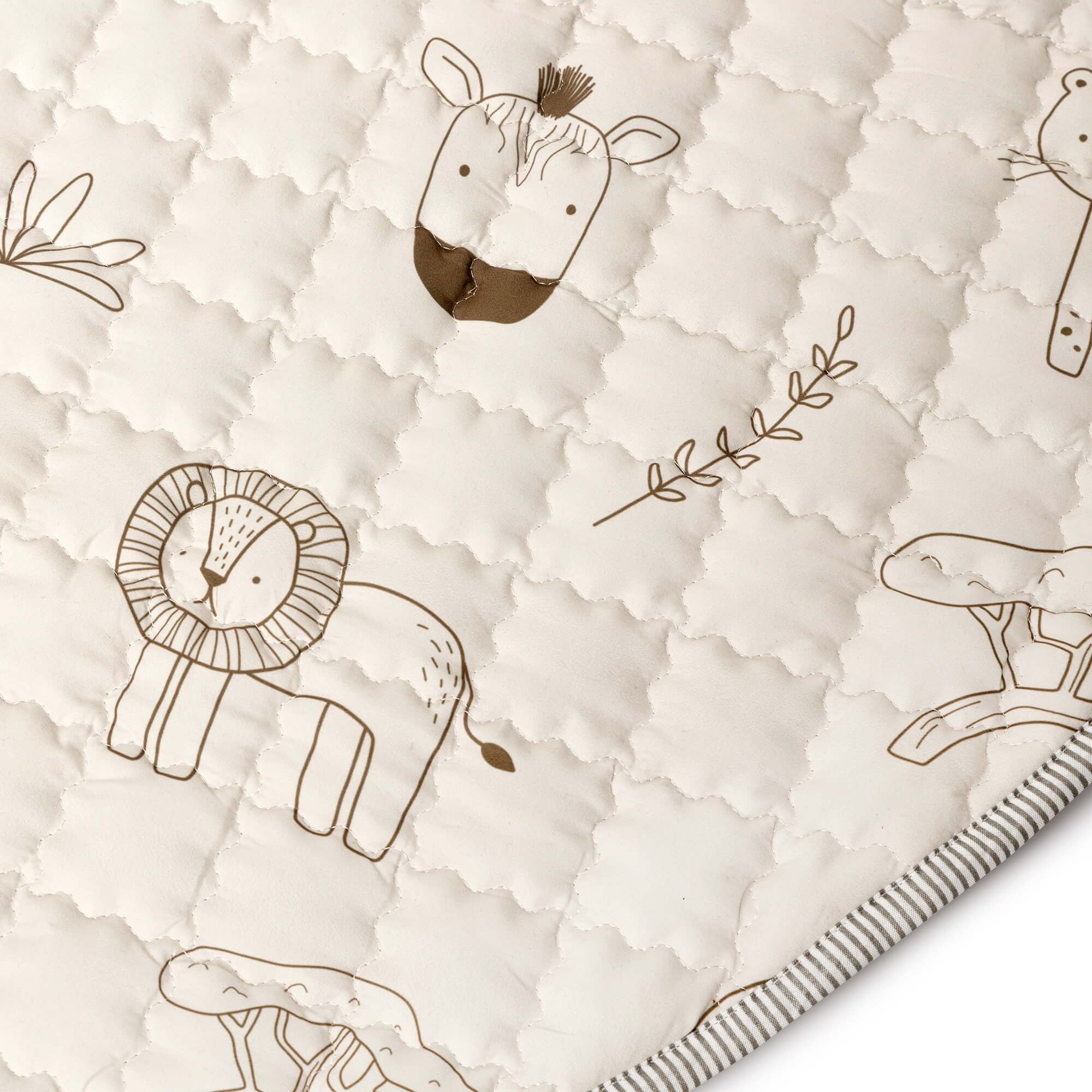 Hakuna Mat Quilted Playmat – Safari Animals 