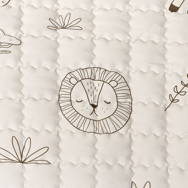 Hakuna Matte Gesteppte Krabbeldecke | Safari Animals