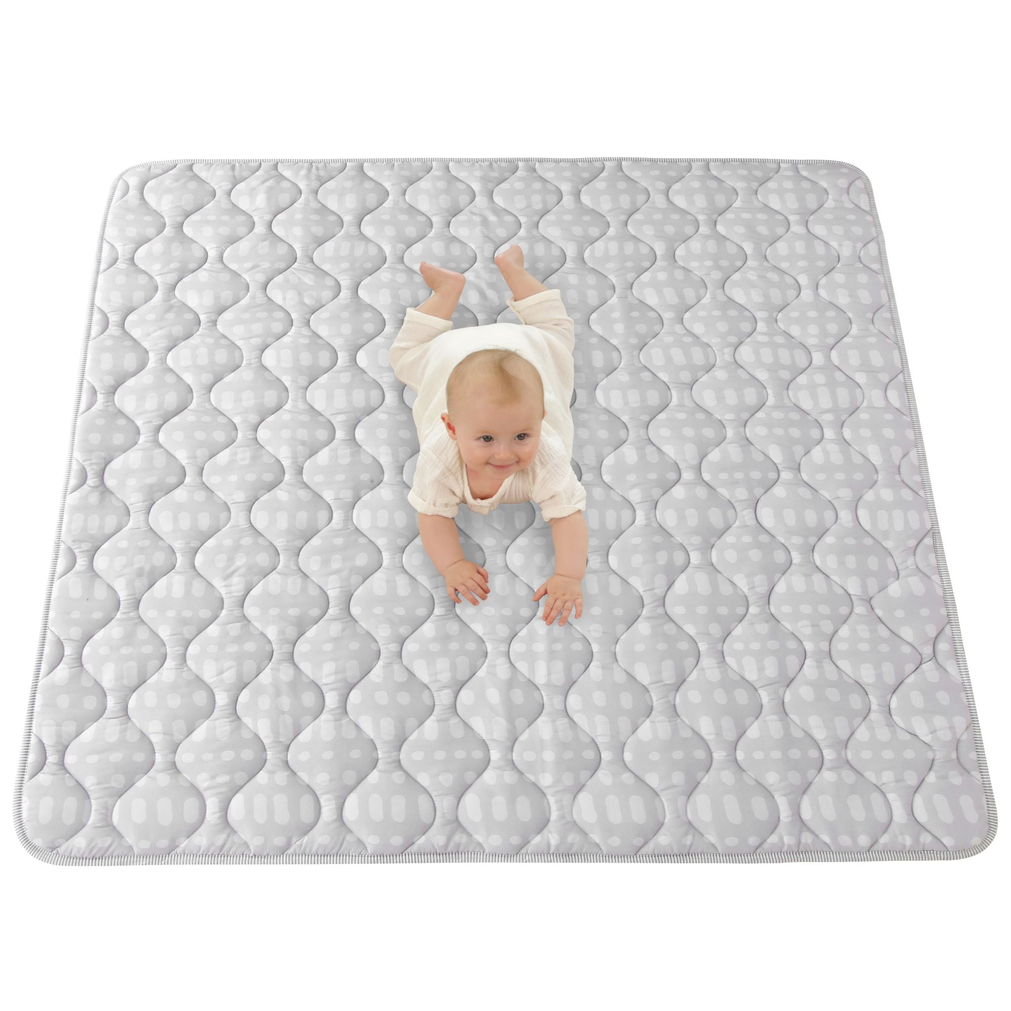 Hakuna Mat Quilted Playmat | Hygge - Grey