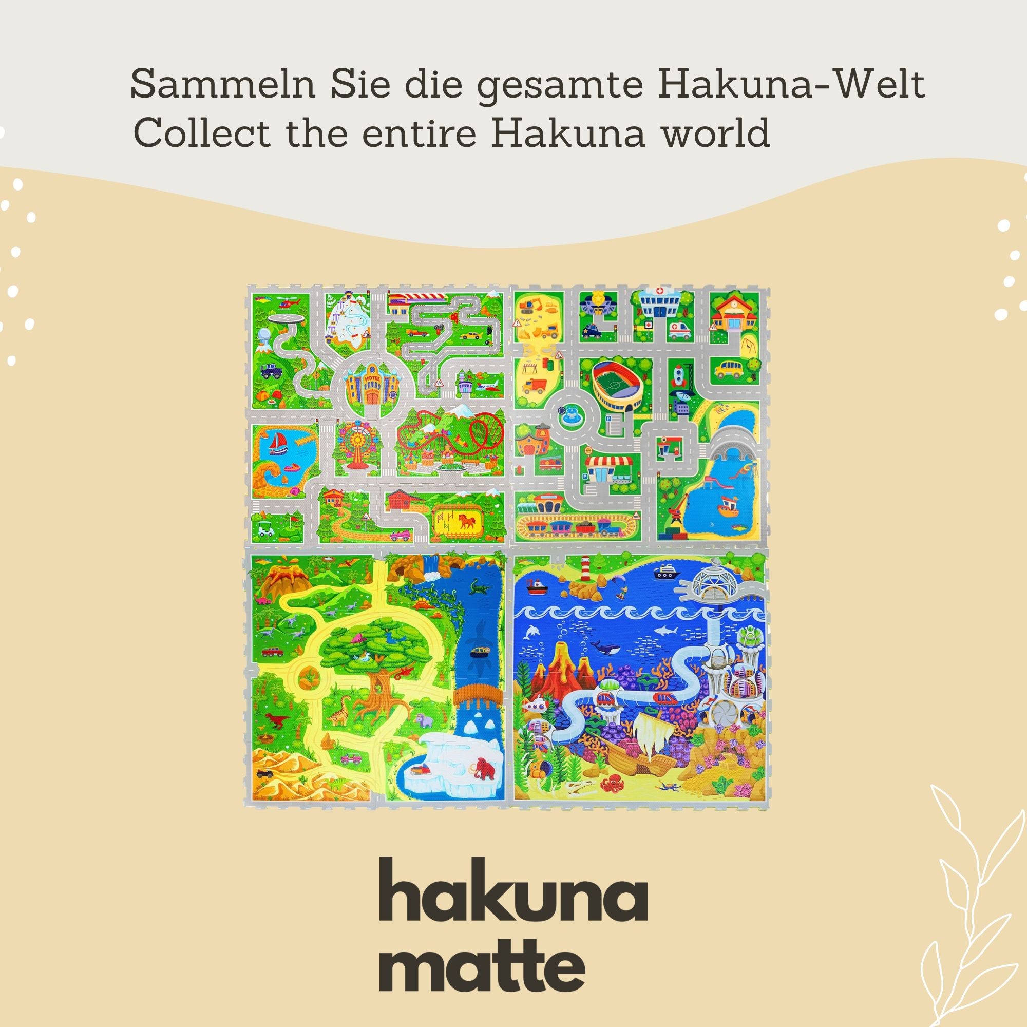 Hakuna Matte® Puzzlematte | Dinosaurier Safari