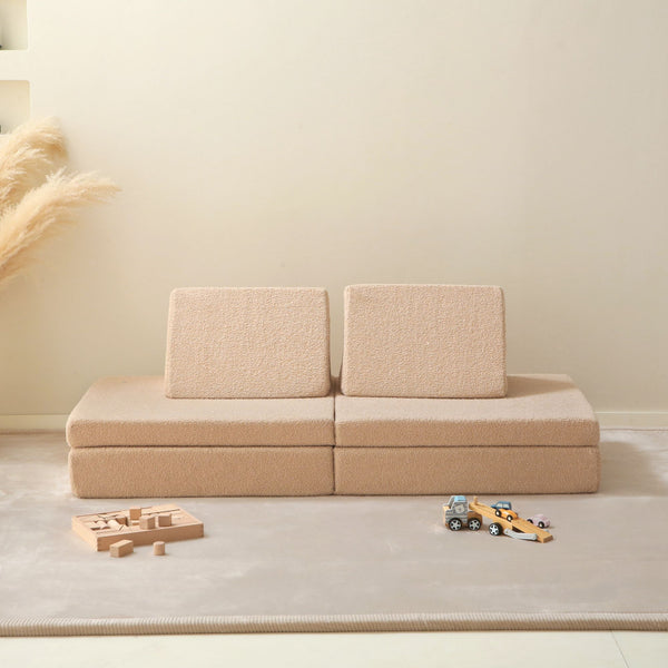 Hakuna Matte modulares Kindersofa Teddy | beige