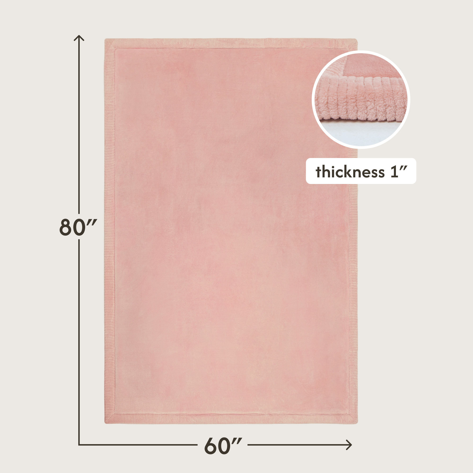Hakuna Matte Wolkenweicher Kinderteppich | Rosa