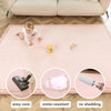 Hakuna Matte Wolkenweicher Kinderteppich | Rosa