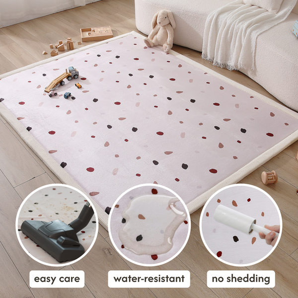 Hakuna Matte Wolkenweicher Kinderteppich mit Design | Confetti