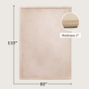 Hakuna Matte Wolkenweicher Kinderteppich | Beige