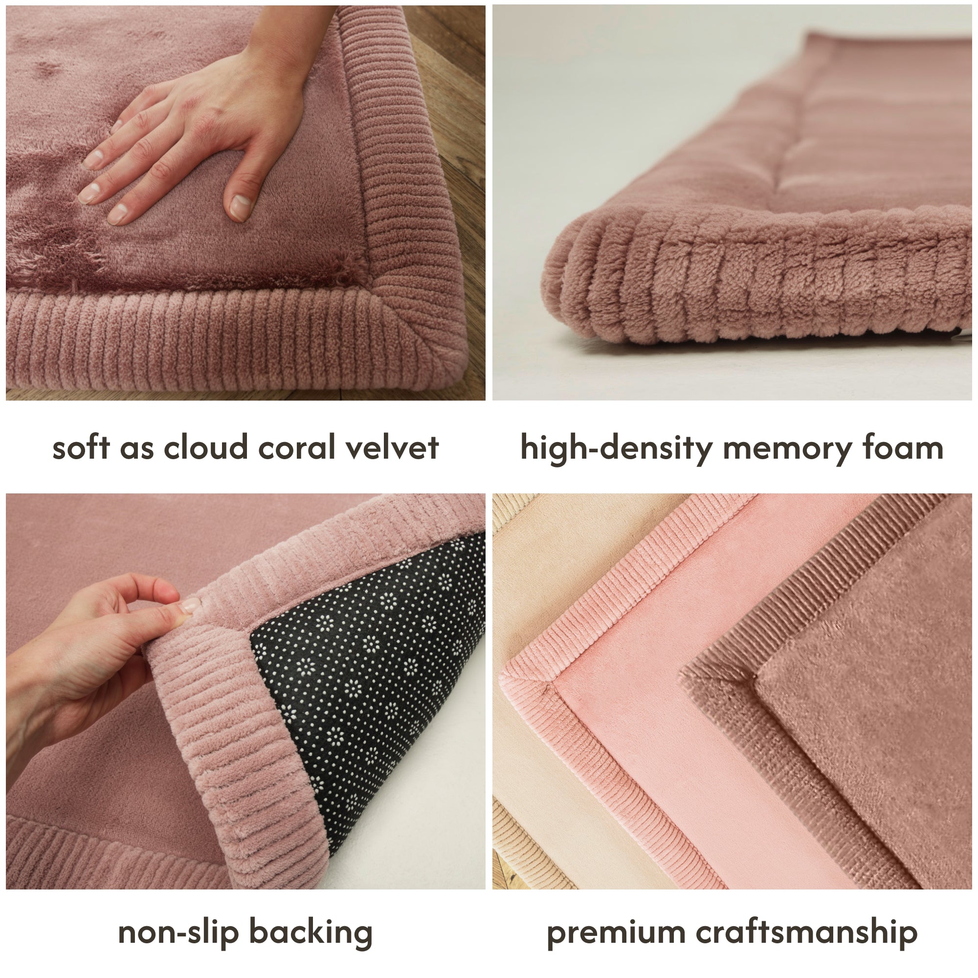 Hakuna Matte Wolkenweicher Kinderteppich | Mokka