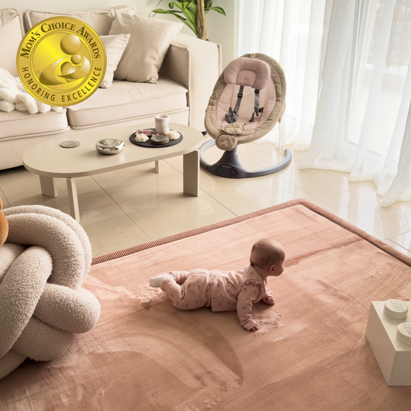 Hakuna Matte Wolkenweicher Kinderteppich | Mokka
