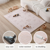 Hakuna Matte Wolkenweicher Kinderteppich | Safari Tiere