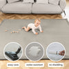Hakuna Matte Wolkenweicher Kinderteppich | Grau