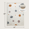 Hakuna Matte Wolkenweicher Kinderteppich mit Design | Planeten