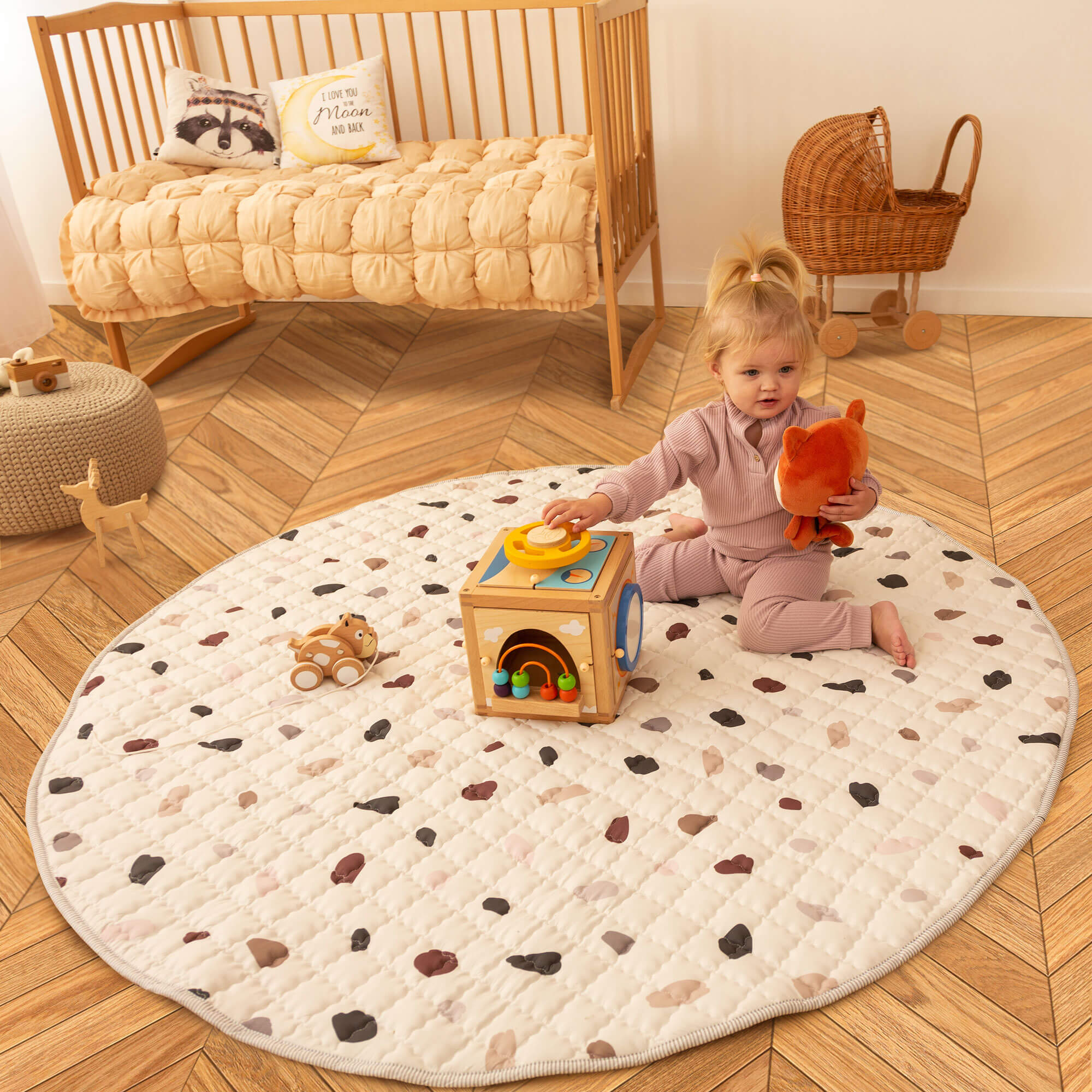 Hakuna Mat Quilted Playmat – Confetti 