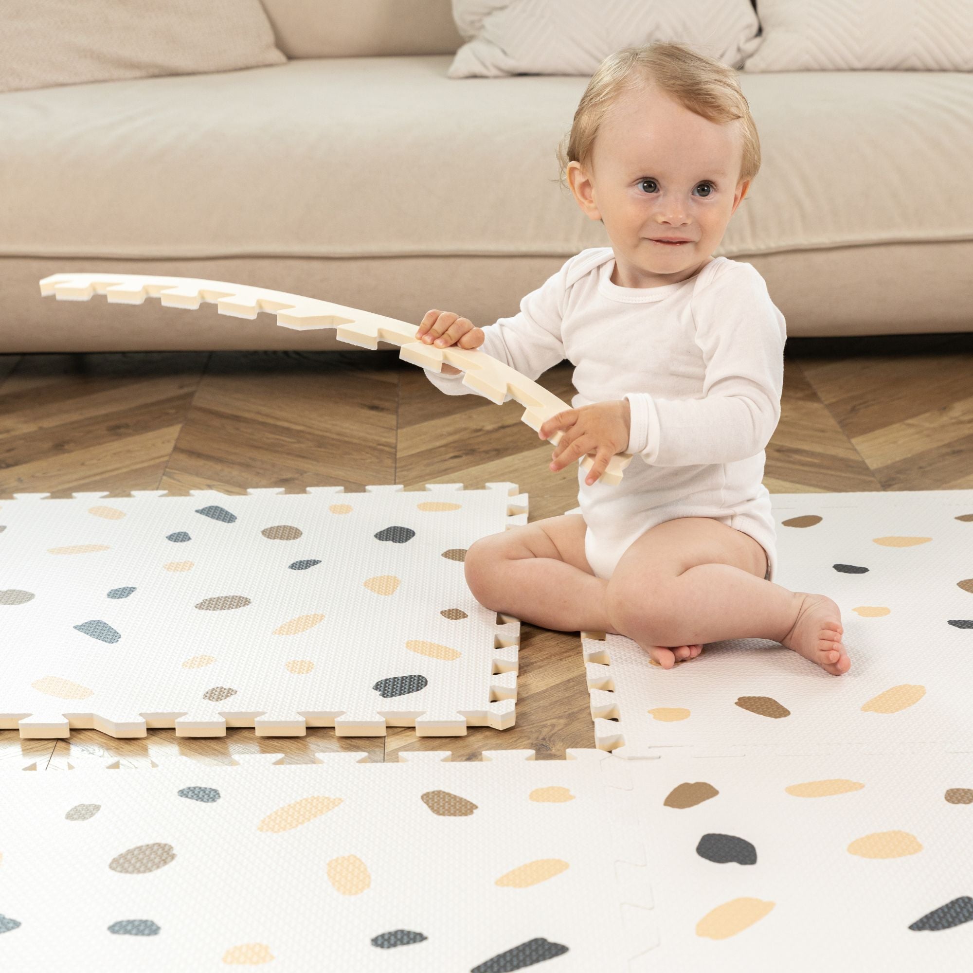 HAKUNA MATTE™ XXL Foam Play Mat – Terazzo