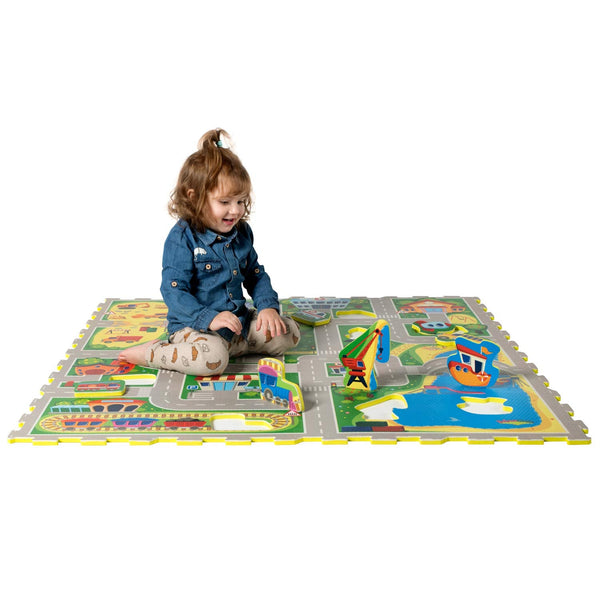 Hakuna Matte® Puzzle Mat – City 