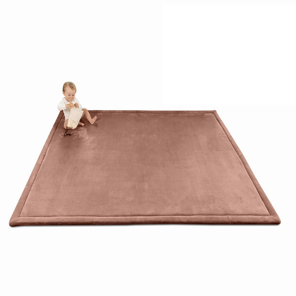 Hakuna Matte Wolkenweicher Kinderteppich | Mokka
