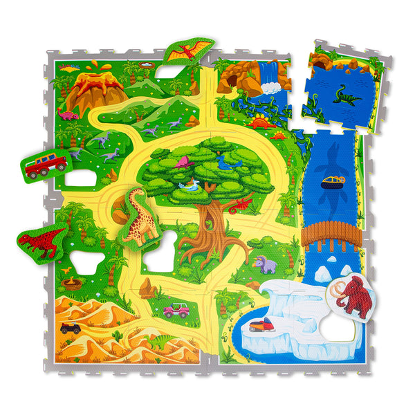 Hakuna Mat® Puzzle Mat – Dinosaur Safari 